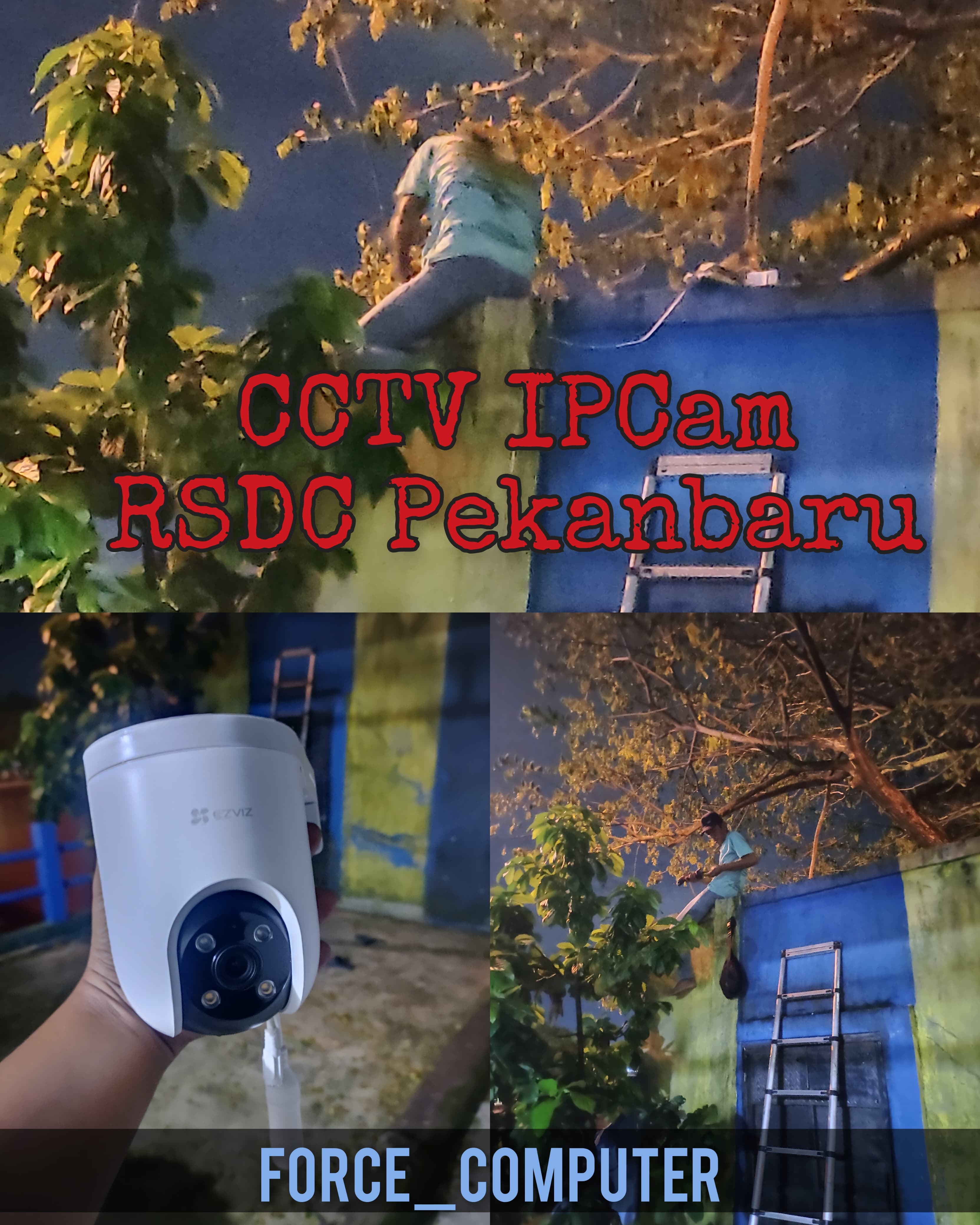 Instalasi CCTV IPcam RSDC Pekanbaru