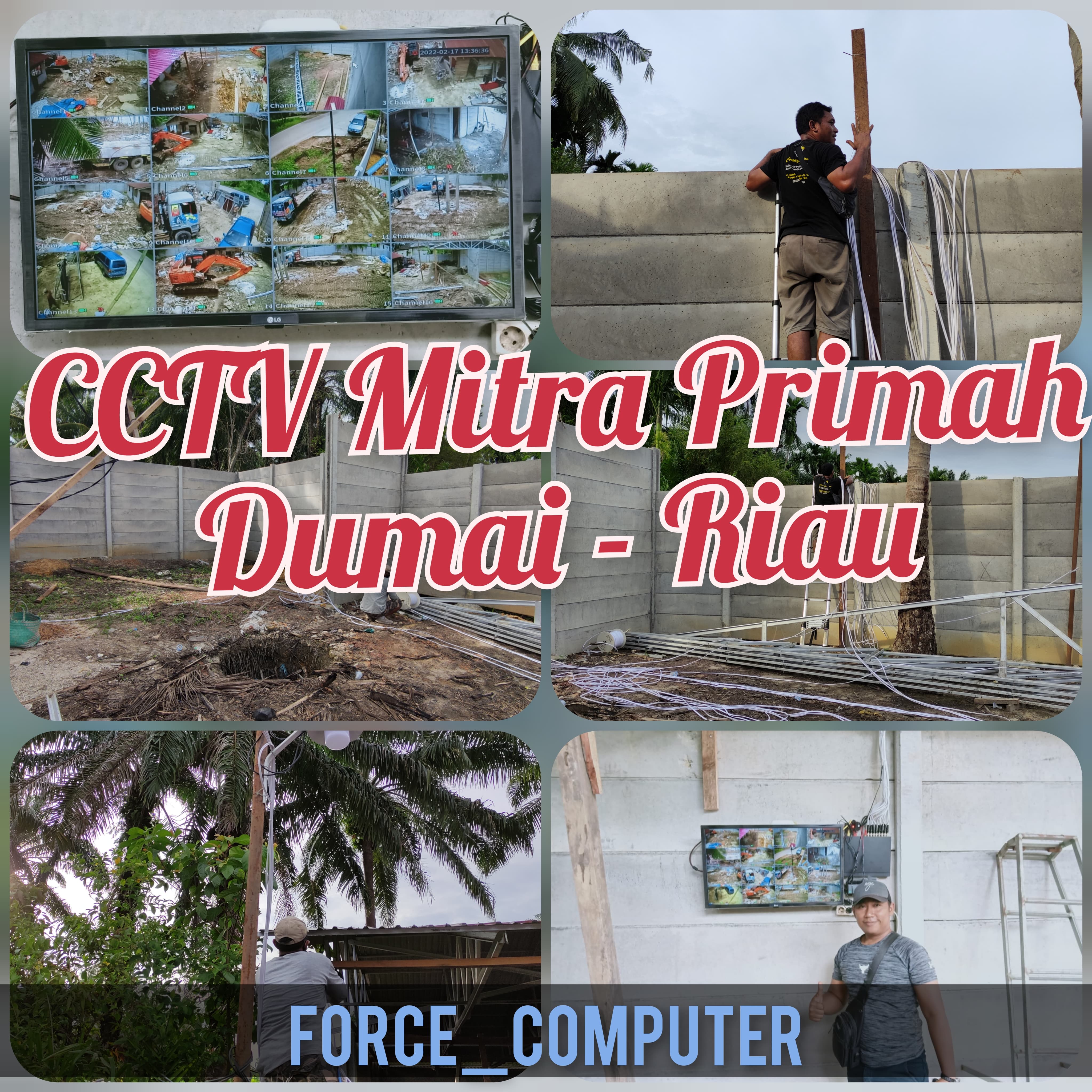 Instalasi CCTV Gudang Mitra Primah Dumai Riau