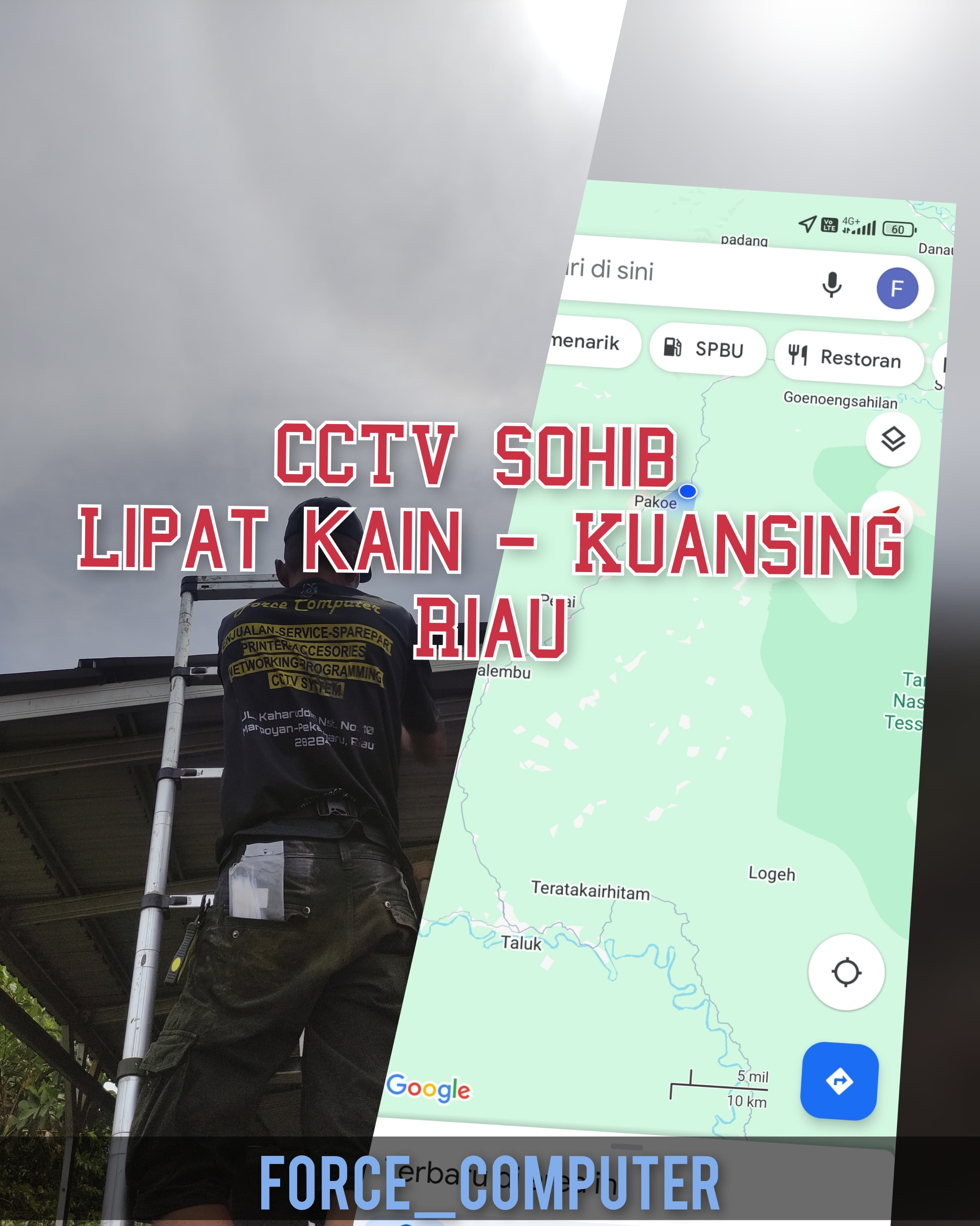 Instalasi CCTV Sohib Lipat Kain Kuansing Riau