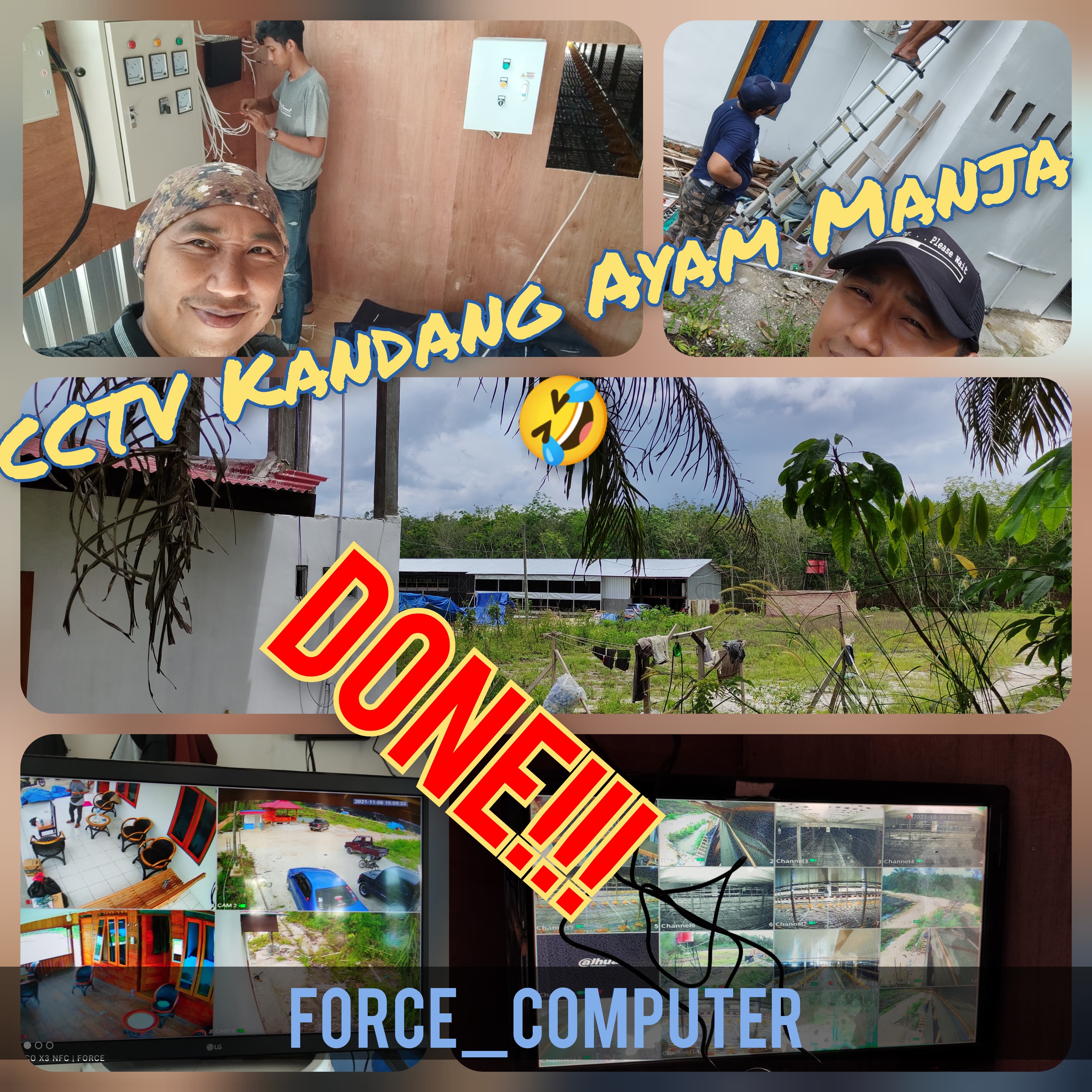 Instalasi CCTV Kandang Ayam