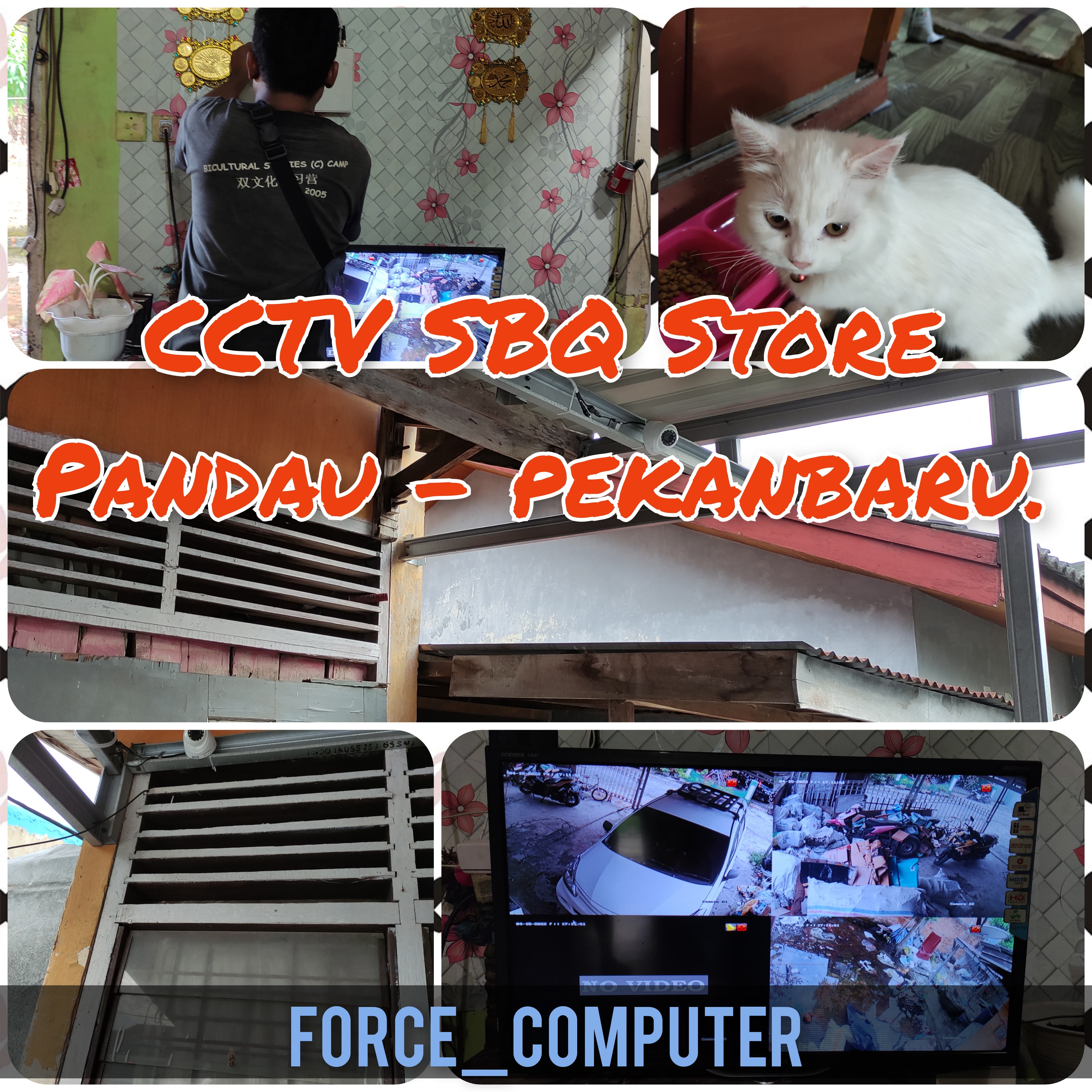 Instalasi CCTV SBQ Store Pandau Pekanbaru