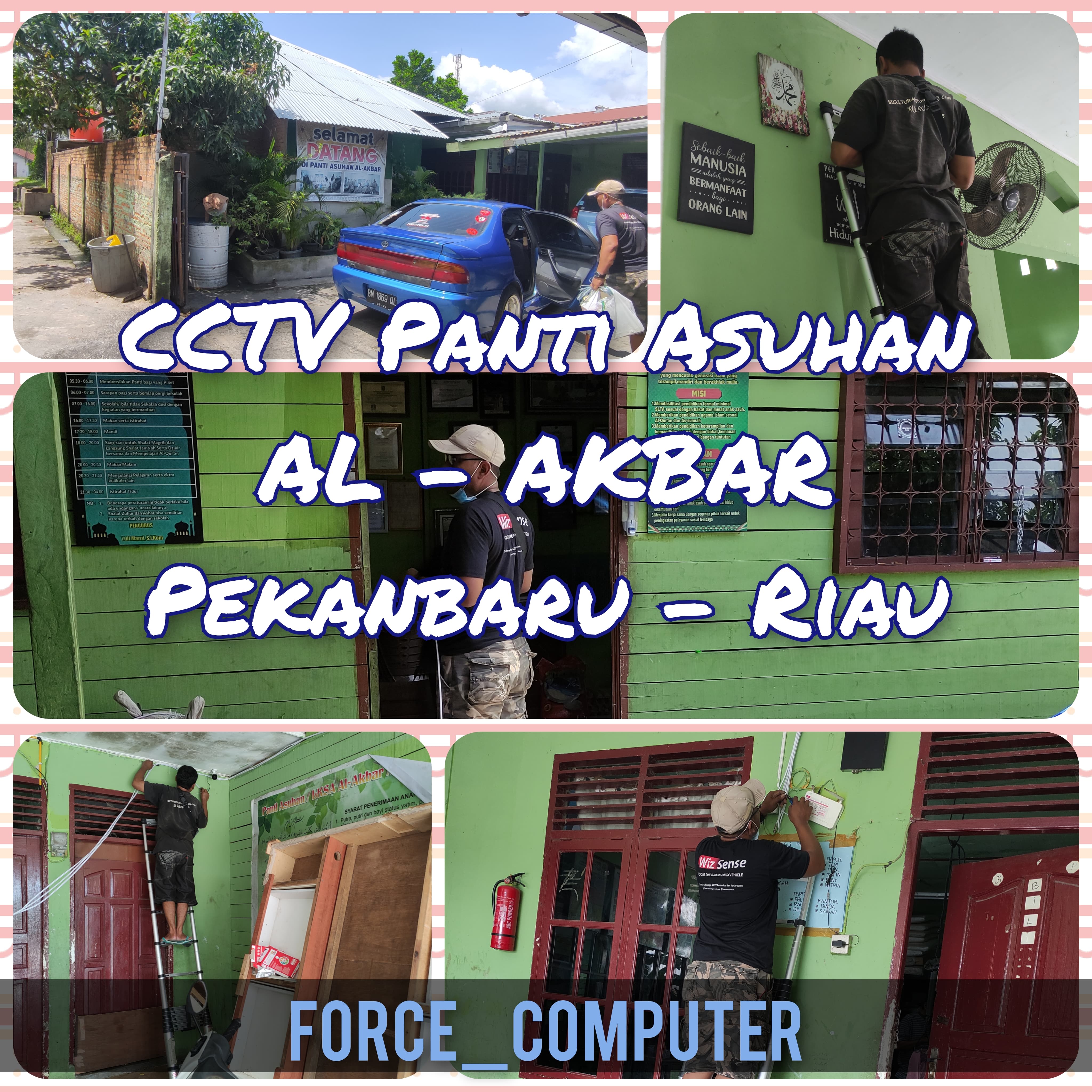 Instalasi CCTV Panti Asuhan AL Akbar Pekanbaru