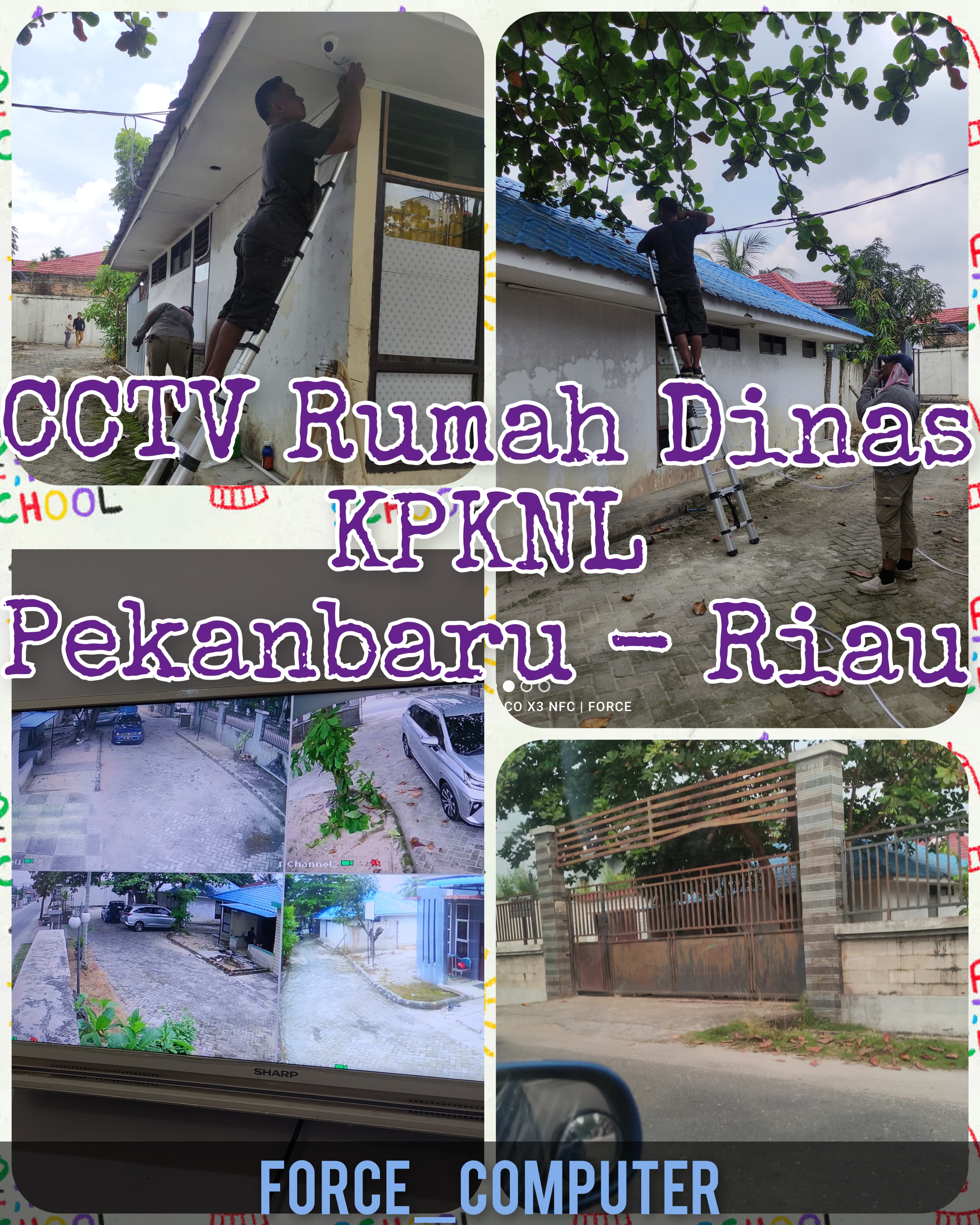 Instalasi CCTV Rumah Dinas KPKNL Pekanbaru