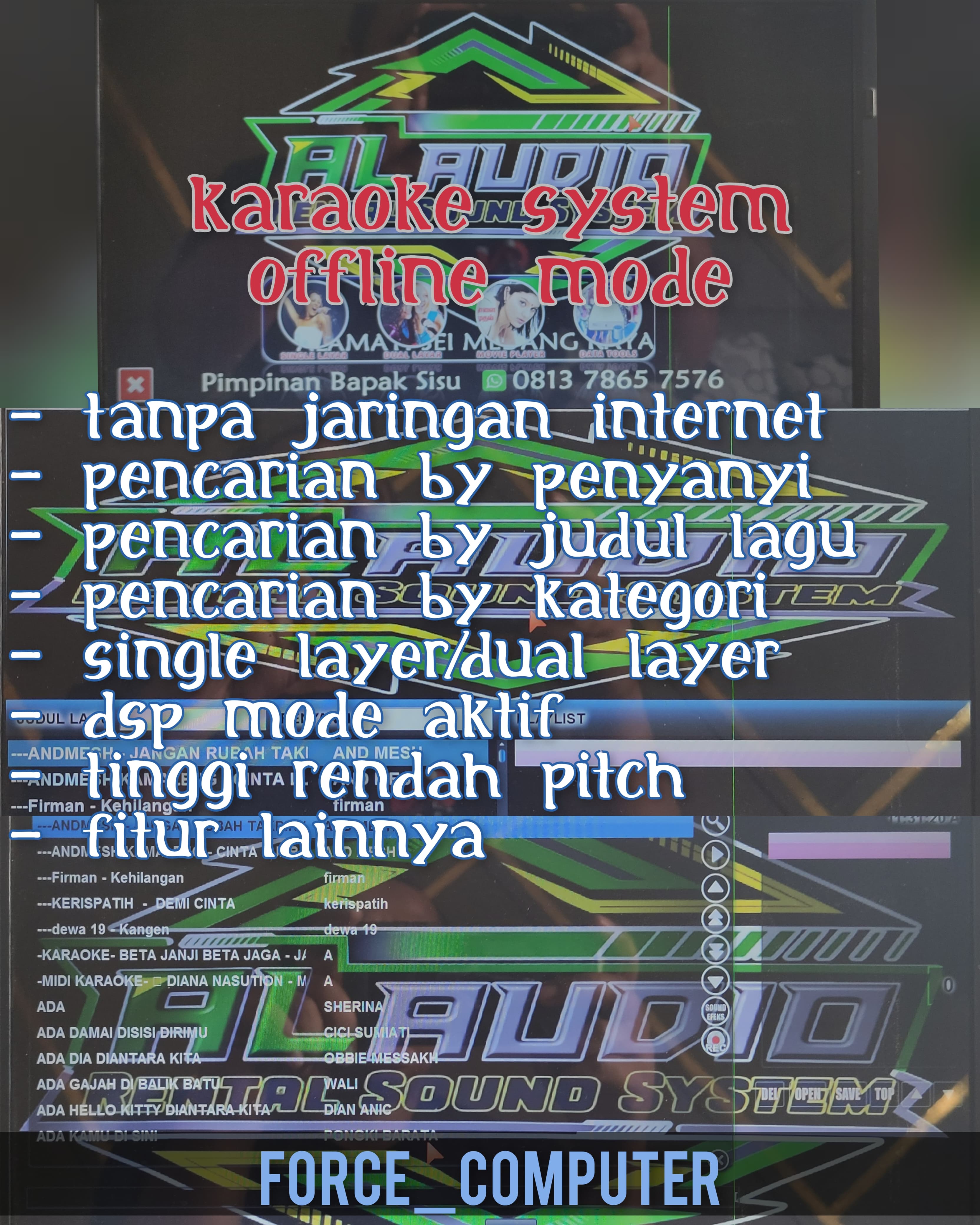 Aplikasi Sistem Karaoke Offline Mode