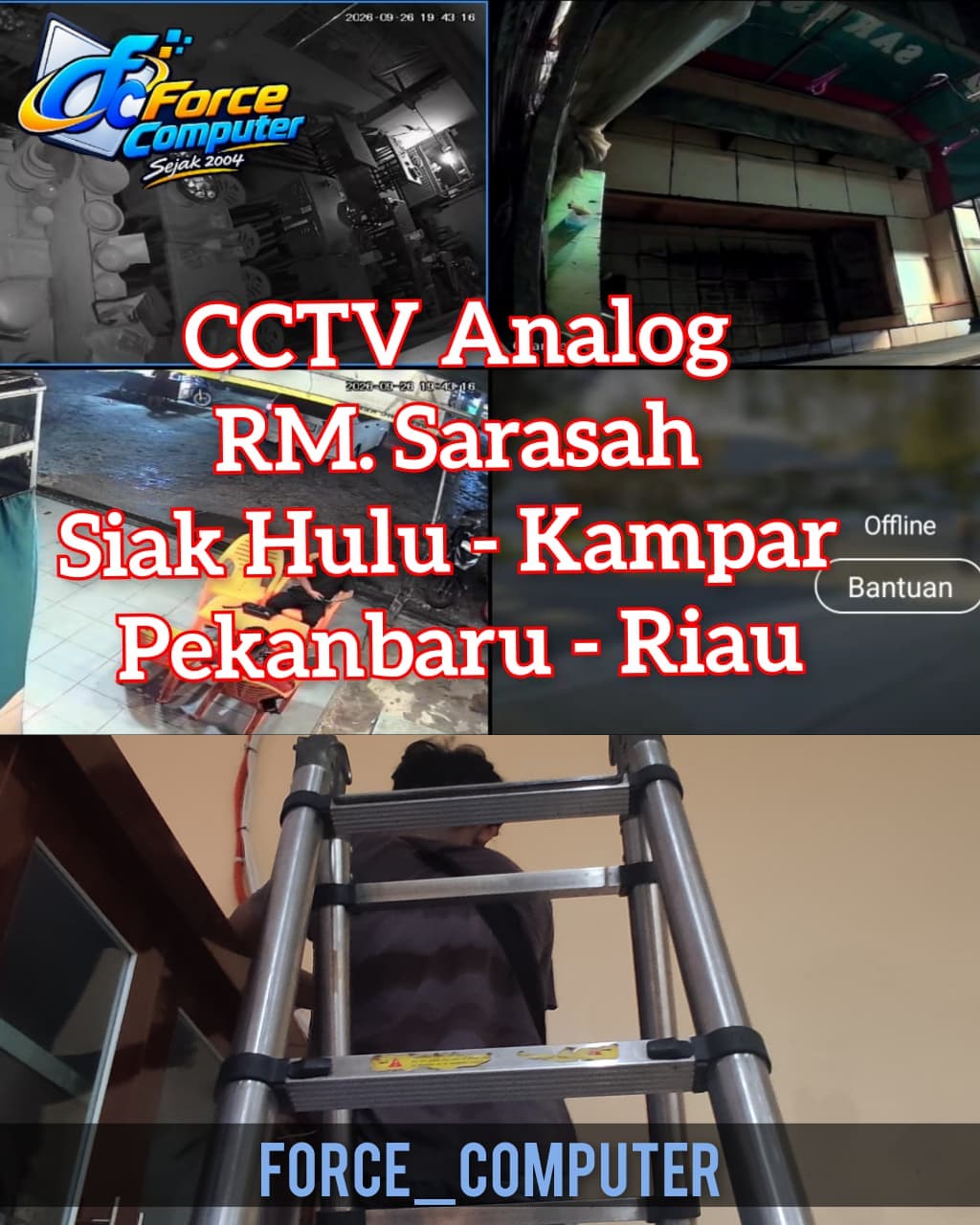 Installasi CCTV RM. SarasaH
