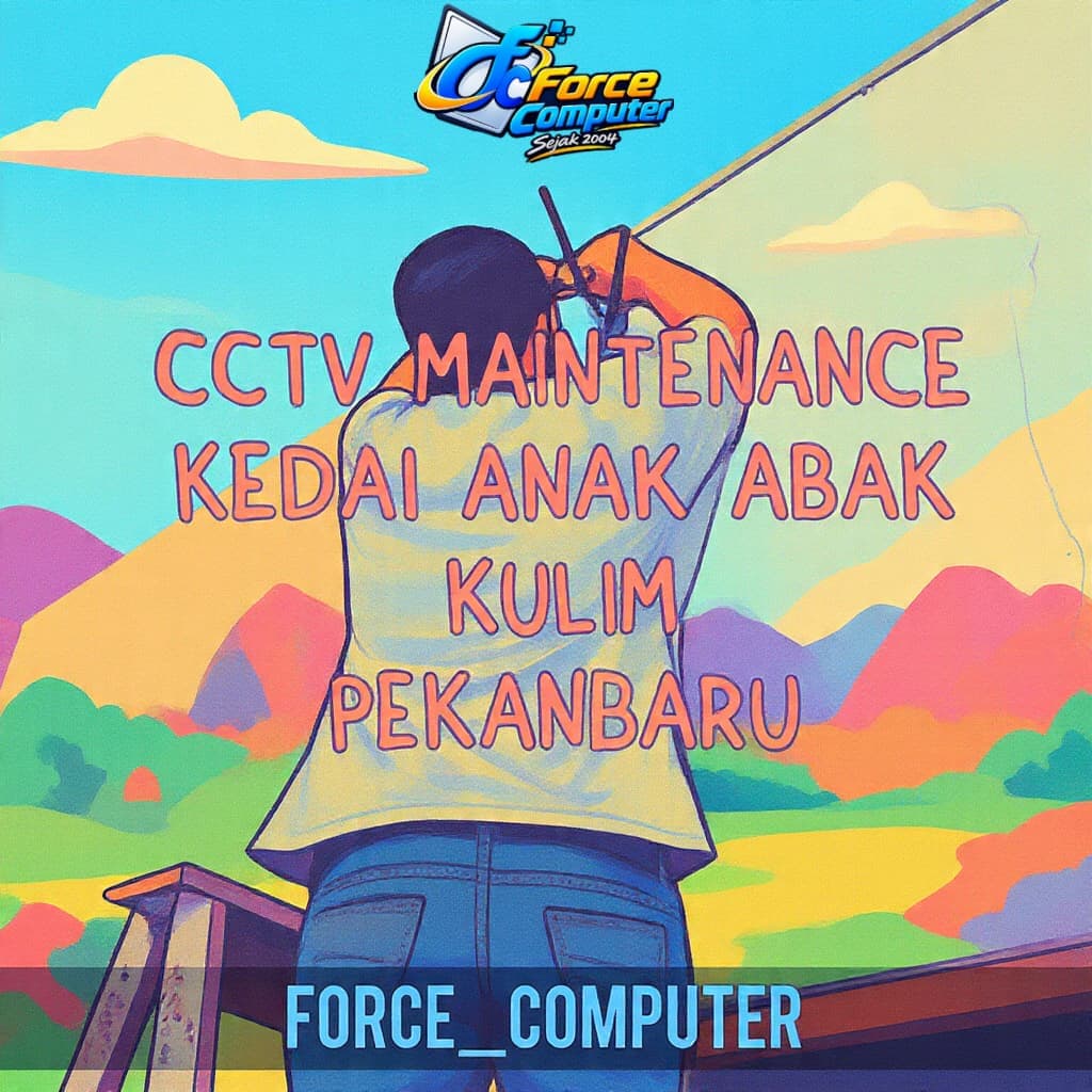 Maintenance CCTV Kedai Anak Abak - Kulim. Pekanbaru