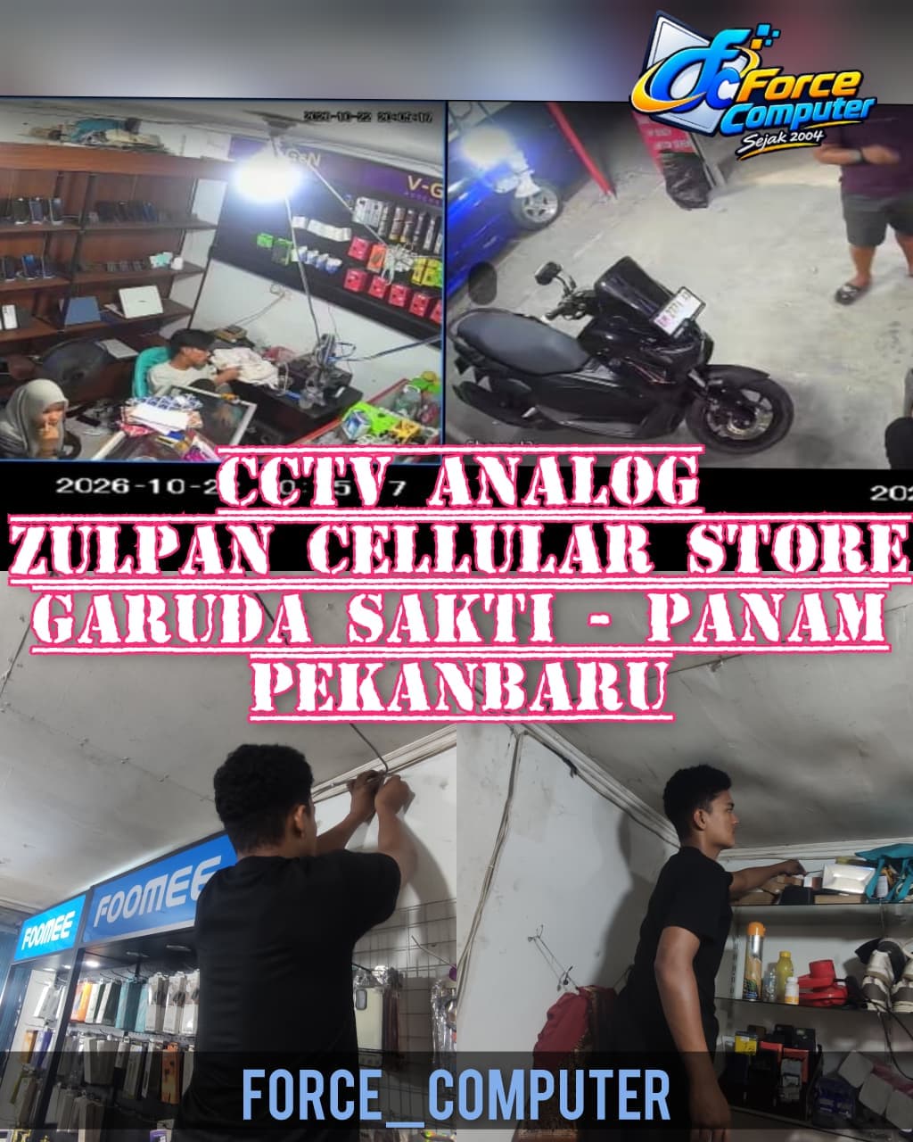 CCTV Analog Zulpan store Garuda Sakti - Panam Pekanbaru
