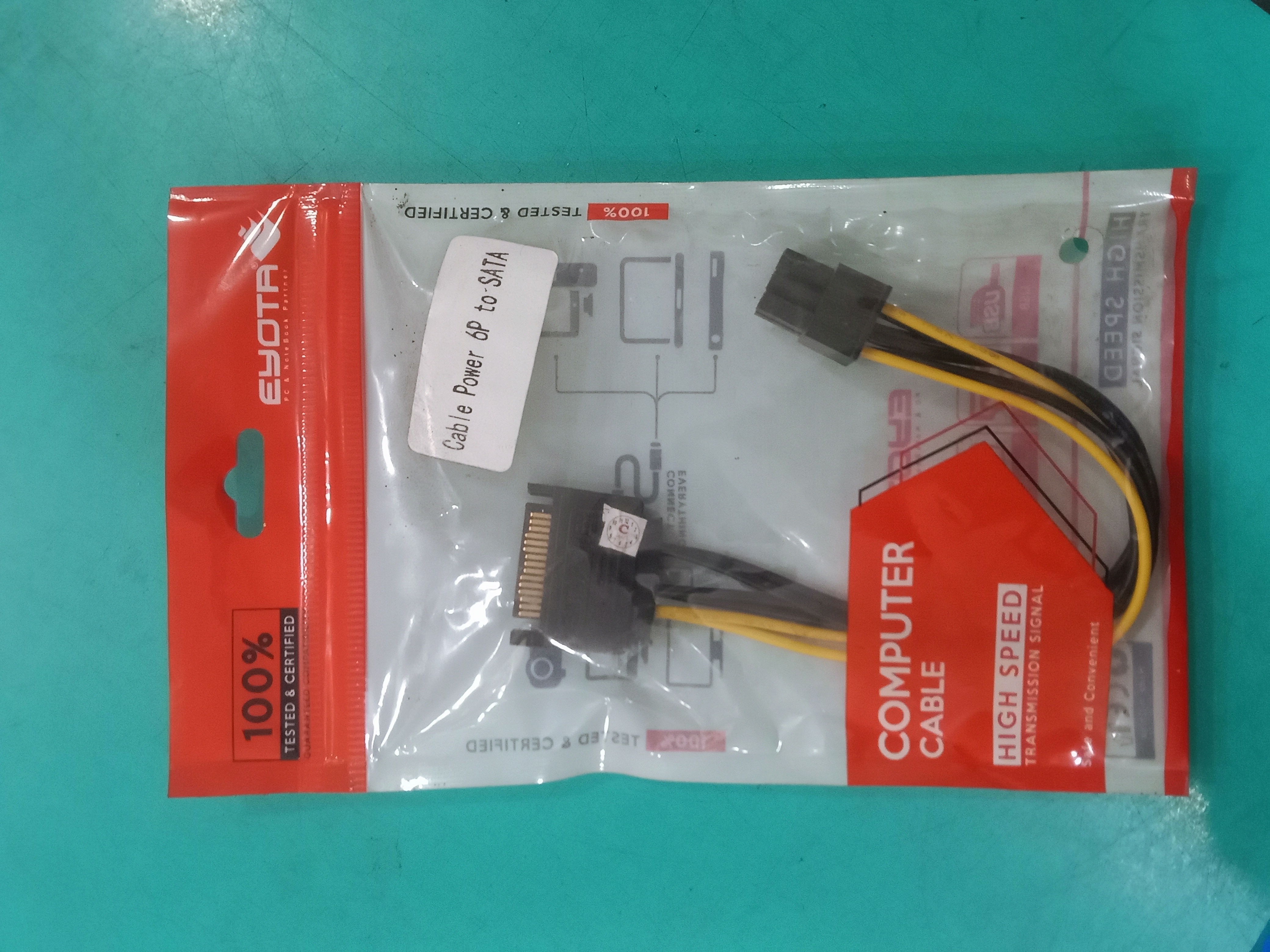 EYOTA, KABEL POWER 6P to-SATA