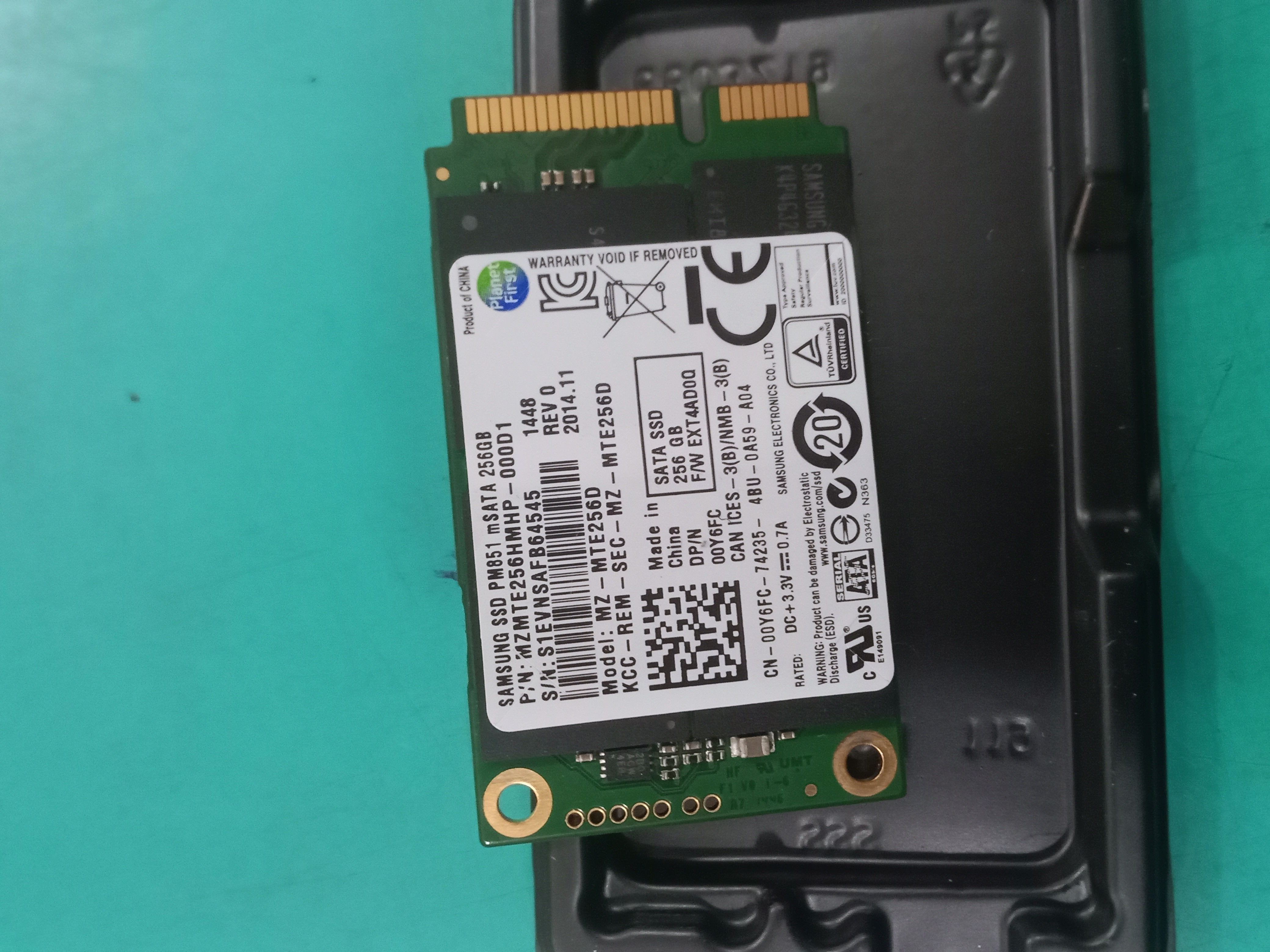 SAMSUNG SSD MSATA 256GB