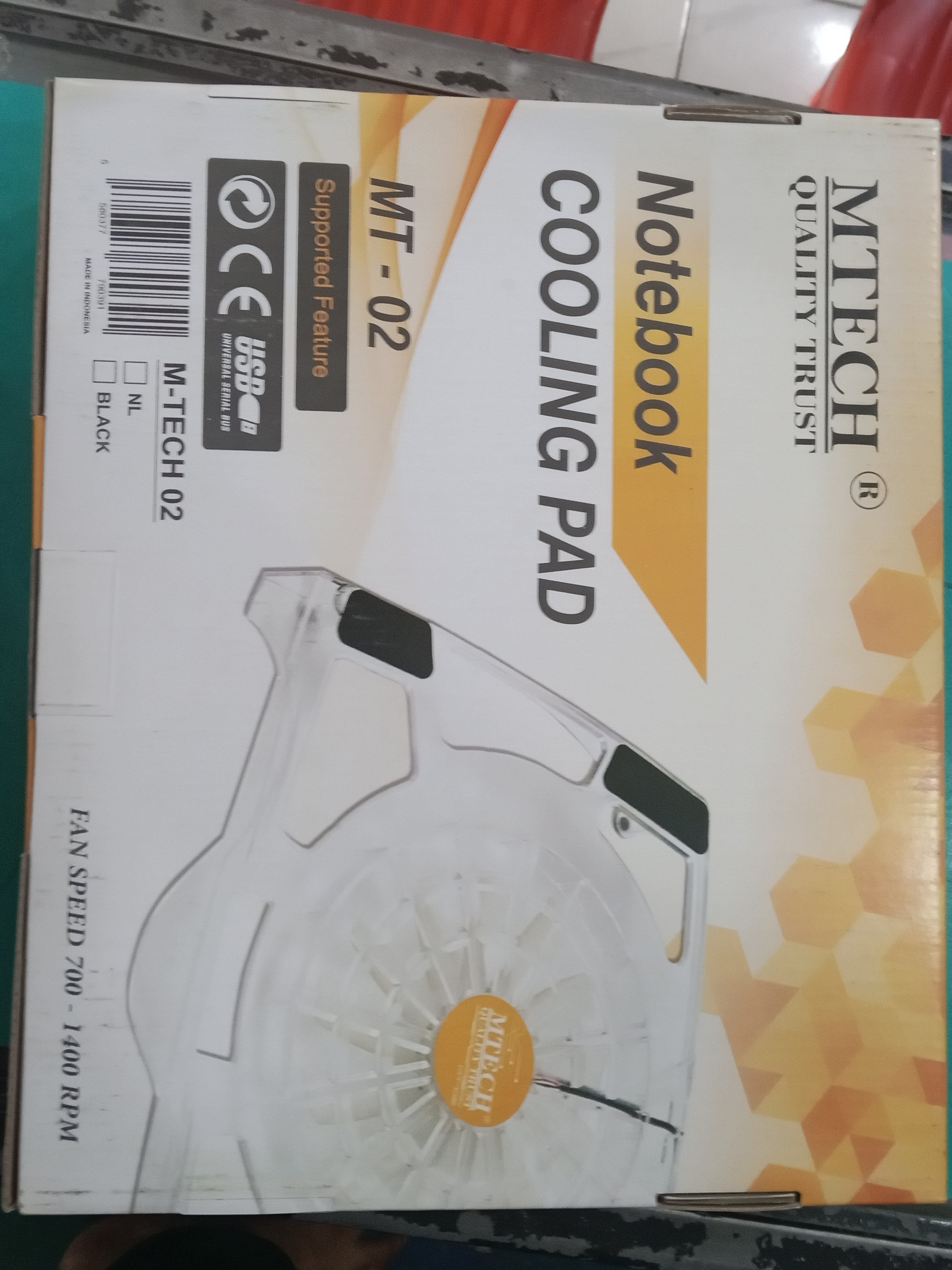 MTECH, NOTEBOOK COOLING PAD MT-02